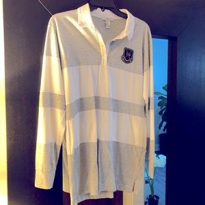 Long Collared Long Sleeve Top